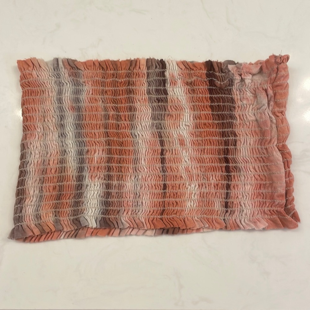 tie dye bandeau top